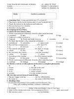 ANH 9- TUAN 30 TIET 59 DE 1