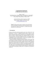 Computational mechanics of materials and structures