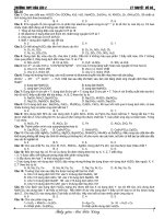 LÝ THUYẾT VÔ CƠ ÔN THI QUỐC GIA