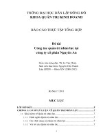 BÀI BÁO CÁO THỰC TẬP-CÔNG TÁC QUẢN TRỊ NGUỒN NHÂN LỰC TẠI CÔNG TY CỔ PHẦN NGUYỄN AN