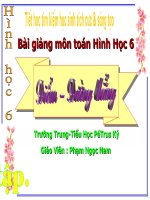 Giáo án tham khảo thao giảng môn hình học 6 Bài Điểm, đưởng thẳng (3)