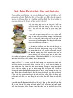 Sách - Đường đến với tri thức - Công cụ để thành công