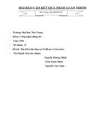 BÁO CÁO THỰC TẬP-Tìm hiểu bộ công cụ NetBean và Jcreator