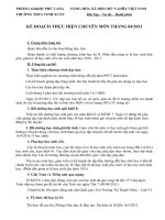 KH chuyên môn tháng 04