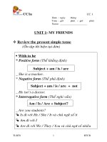 AV 8 Unit 1 My friends 1