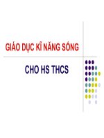 Tập huấn gdkns cho HS ở môn Ngữ Văn