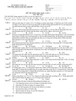 de thi thu dai hoc lan 3- thpt nam yen thanh