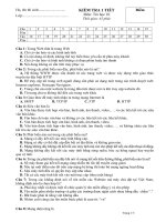 1Tiết số 2-Kỳ II Lớp 10