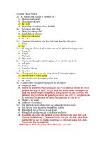 TÀI LIỆU- CÁC CÂU HỎI TRẮC NGHIỆM VỀ KINH TẾ KẾ TOÁN