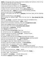 Dạng bài thi công chức tiếng anh