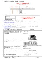 Unit 15 Computers  -Tiếng anh 8