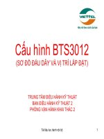 BÁO CÁO THỰC TẬP-Cấu hình BTS3012