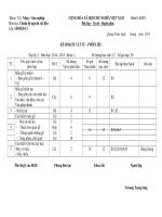 BÀI TIỂU LUẬN-KẾ HOẠCH VẬT TƯ - PHÔI LIỆU