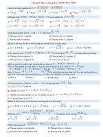 KT 1 Tiet Dai so 11 chuong I (Co Dap an)