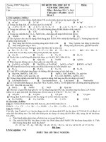 Đề Thi HKII- số 1