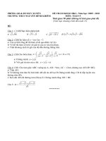 ĐỀ TOAN 9 THI HOC KI I VIP