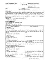 Giáo án 4 tuần  30( 2buôỉ)