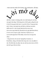 BÀI TIỂU LUẬN -VI SINH -Giới thiệu các nhóm, loại vi sinh vật tiêu biểu trong sữa