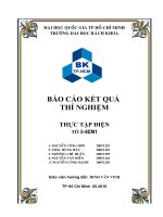 BÀI BÁO CÁO THỰC TẬP-MẠCH ĐÈN CHIẾU SÁNG