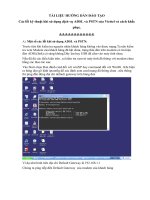 BÁO CÁO THỰC TẬP-TÀI LIỆU HƯỚNG DẪN ĐÀO TẠO Các lỗi kỹ thuật khi sử dụng dịch vụ ADSL và PSTN của Viettel và cách khắc phục