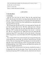 BÀI BÁO CÁO THỰC TẬP-ĐƯA ỨNG DỤNG CÔNG NGHỆ THÔNG TIN VÀO DẠY TOÁN LỚP 3