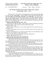 KE HOACH PHU DAO HOC SINH NAM HOC