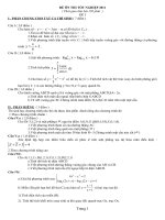 ĐỀ THI THỬ TN THPT NĂM 2011 CHUẨN