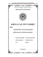 Thị trường sách tham khảo trên địa bàn tỉnh Thanh Hóa hiện nay