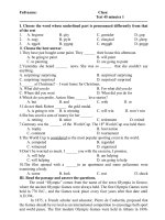 kiem tra 1t lop 10 lan 4