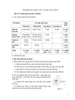 Đề thi HK II môn Vật lý  9.1