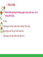 Giáo án tham khảo thao giảng môn toán 6 Bài 1 Tập hợp, phân tử của tập hợp (13)