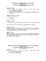 Một số đề thi khảo sát  HSG Toán -TV lớp 4