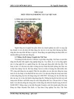 BÁO CÁO TIỂU LUẬN PHÂN TÍCH NGÀNH ĐÓNG TÀU TẠI VIỆT NAM