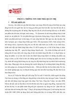 BÁO CÁO THỰC TẬP-Tác động của các hoạt động do Ajinomoto tài trợ đến nhận thức của những người làm nội trợ tại thành phố Đà Nẵng