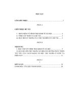 BÀI BÁO CÁO - QUÁ ĐỘ LÊN CHỦ NGHĨA XÃ HỘI,CON ĐƯỜNG PHÁT TRIỂN   TẤT YẾU CỦA CUỘC CÁCH MẠNG XHCN Ở NƯỚC TA