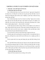 Tiểu luận môn tài chính công Phân cấp ngân sách địa phương