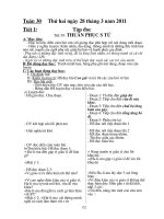 Tuần 30lớp 5CKTKN, sg chiều,tích hợp