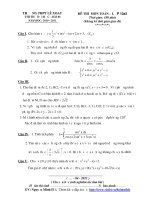 Thi thử ĐH-12A2-THPT Lê Xoay