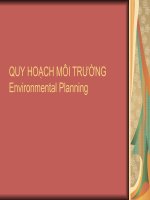 BÀI BÁO CÁO THỰC TẬP-QUY HOẠCH MÔI TRƯỜNG Environmental Planning