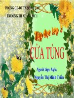 Tập đọc 3: Cửa Tùng
