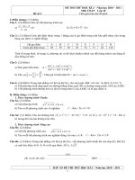 Kiểm tra Toán 10 HK2 - đề số 2