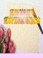 PHUONG TRINH QUY VE BAC NHAT-BAC HAI