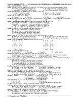 SO SÁNH NHIỆT ĐỘ SÔI-TÍNH AXIT-BAZO