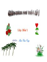 BÀI: CHIA CHO SỐ CÓ 2 CHỮ SỐ