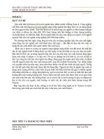 BÀI BÁO CÁO THỰC TẬP--Xác định thành phần tính chất nước thải sản xuất tinh bột mì.- xử lý cianua trong nước thải tinh bột