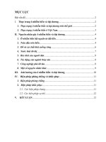 BÀI BÁO CÁO THỰC TẬP- Thực trang ô nhiễm biển và đại dương  và giải pháp