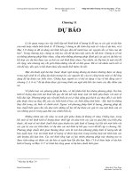 TÀI LIỆU THAM KHẢO- CHƯƠNG 11- DỰ BÁO