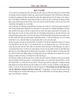 BÀI TIỂU LUẬN-Giá trị nhân văn của Đạo Phật trong việc xây dựng hệ tư tưởng của thế hệ trẻ hiện nay