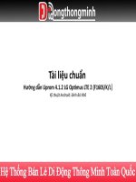 TÀI LIỆU- HỆ THỐNG BÁN LẺ DI ĐỘNG THÔNG MINH TOÀN QUỐC