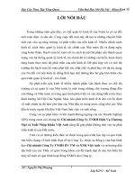 BÀI BÁO CÁO THỰC TẬP-TỔNG QUAN VỀ CHI NHÁNH CÔNG TY TNHH DVTM VÀ XNK VIỆT ANH